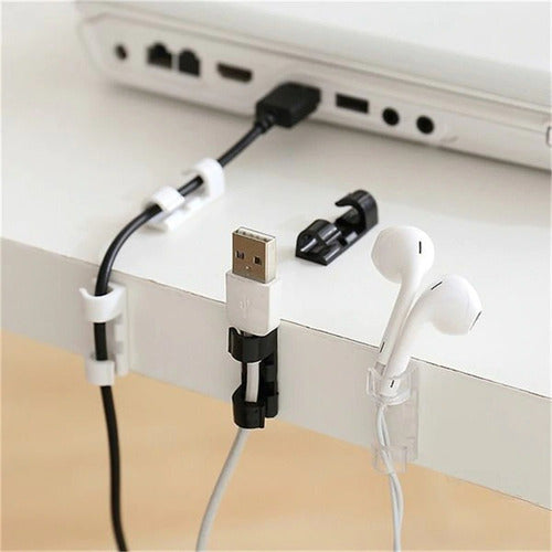 Clips Organizadores De Cables + Obsequio